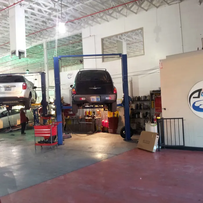Customer photo of the Updated Auto Body shop floor