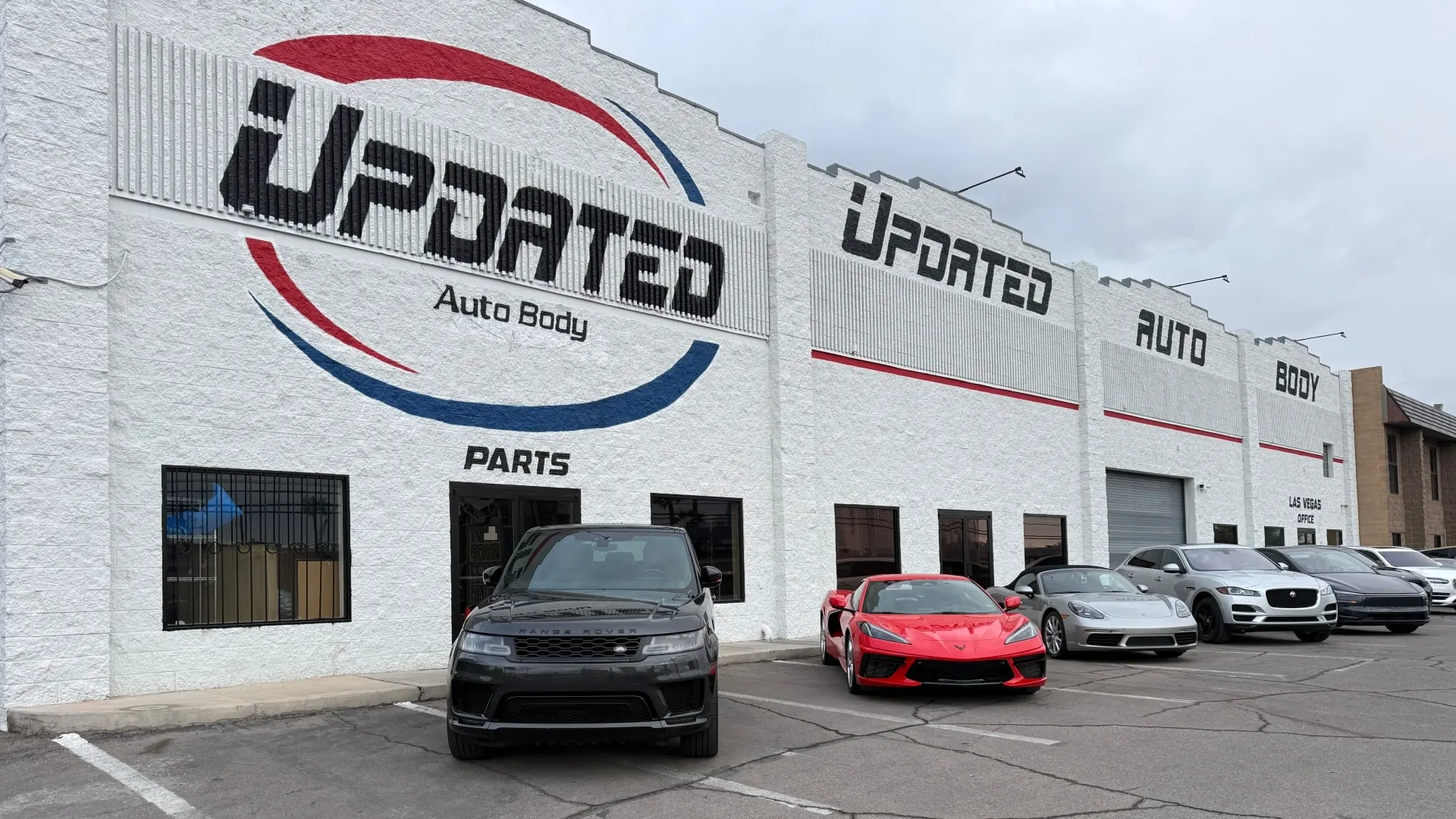Updated Auto Body storefront on S Highland Dr, Las Vegas